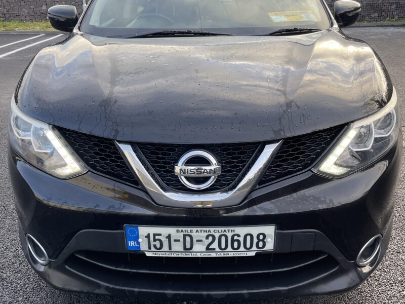 Excellent 2015 Nissan Qashqai top spec model with Nct and low mileage